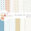 Kit papel digital - Cores de Outono