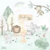Kit Safari Baby - Ilustrações