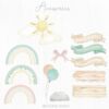 Kit Safari Baby - Ilustrações e papéis digitais - Imagem 5
