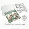 Livro de colorir - easy and bold - Cozy Friends