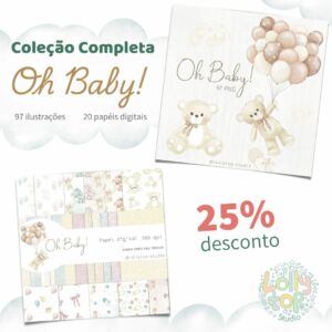 Oh Baby! coleção de ilustrações com ursinhos