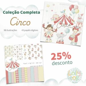 Ilustrações tema Coleção completa: Circo