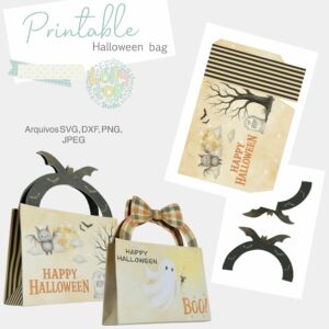 Arquivo de corte - Sacola Halloween